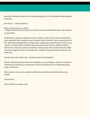 Konkurs! napisz reportaż o wojanowicach