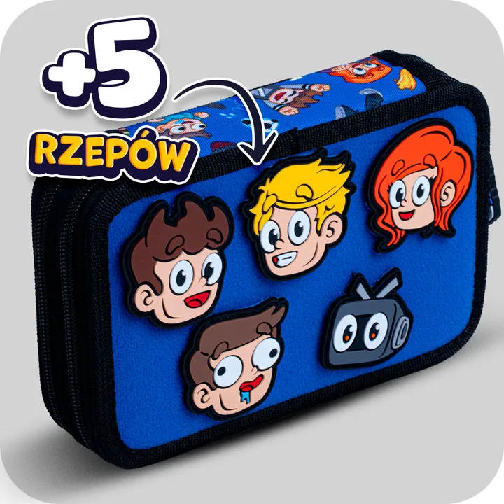 PIÓRNIK DWUKOMOROWY Z WYPOSAŻENIEM + RZEPY