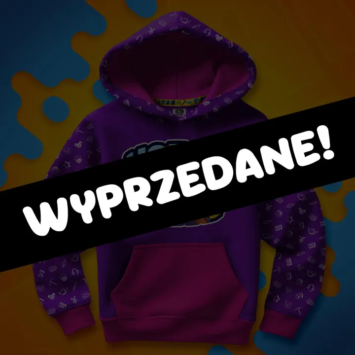 Bluza full wzór Kati w logo - różowa