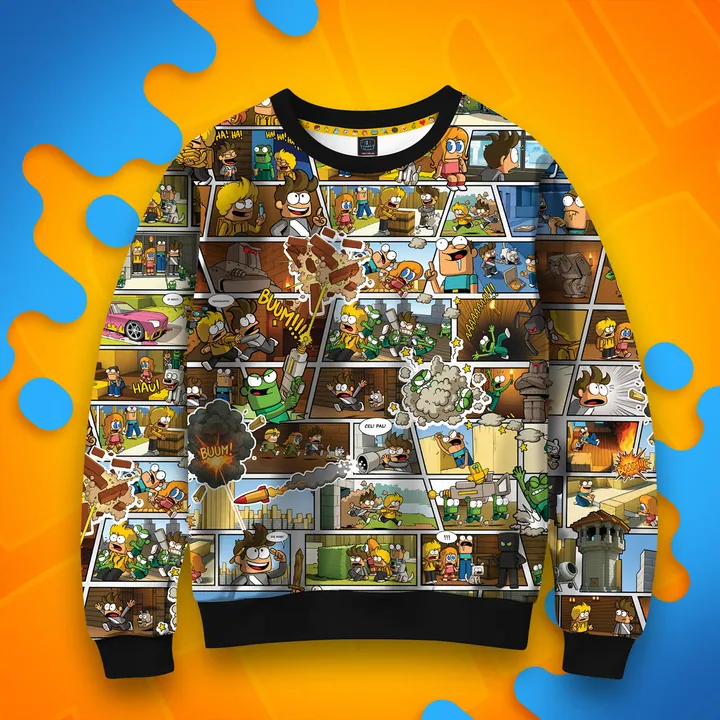 Bluza fullprint komiks Wojanowice