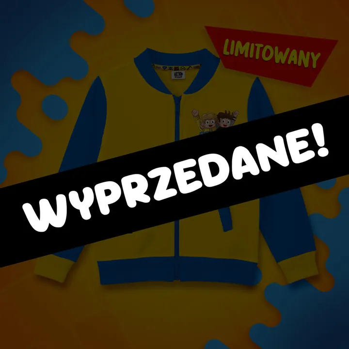 Bluza „Plecak” rozpinana - żółta