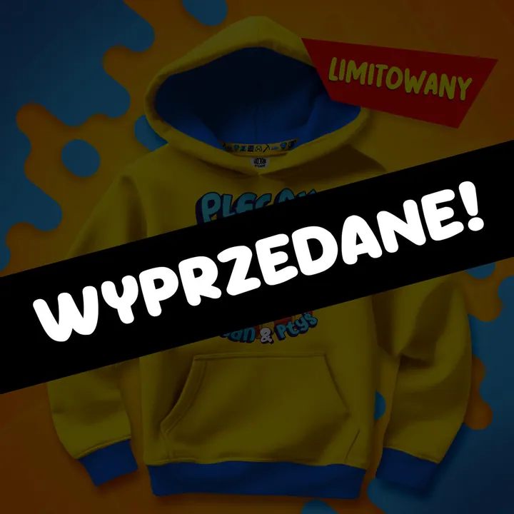 Bluza „Plecak” z kapturem - żółta