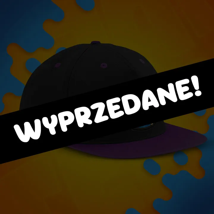 Czapka z daszkiem snapback - gamer - fioletowa