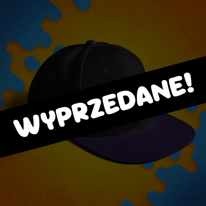Czapka z daszkiem snapback - Ptyś - fioletowa