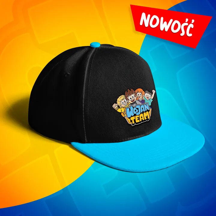Czapka z daszkiem snapback - Wojan Team - niebieska
