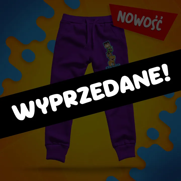 Długie spodnie Premium - skiny Wojanowic - fioletowe