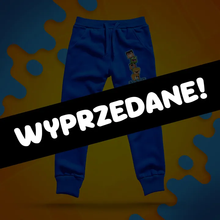 Długie spodnie Premium - skiny Wojanowic - niebieskie