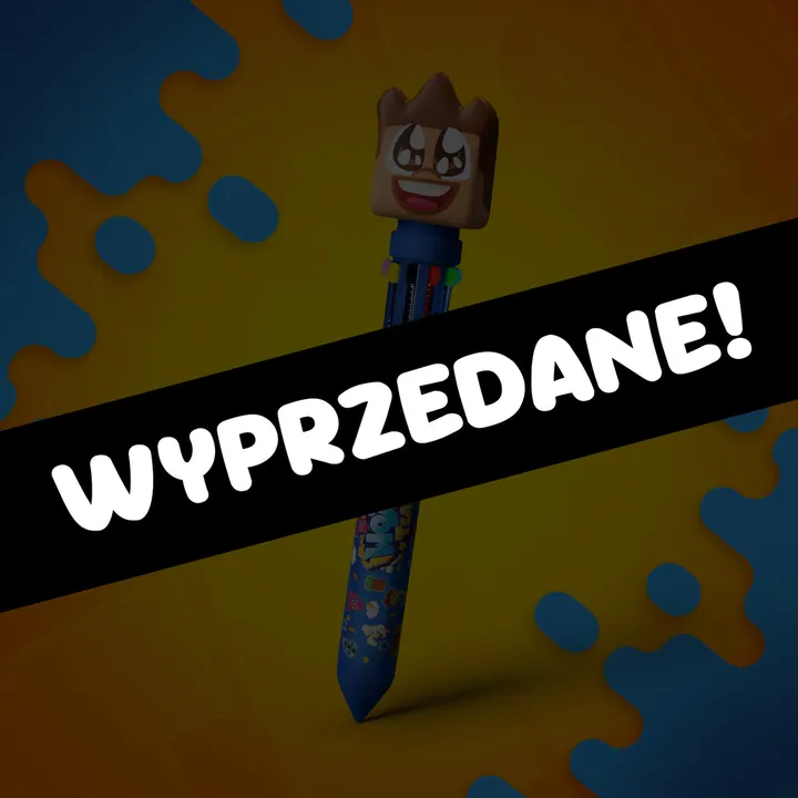 Długopis wielokolorowy - 10 kolorów! - 3D głowa Wojana