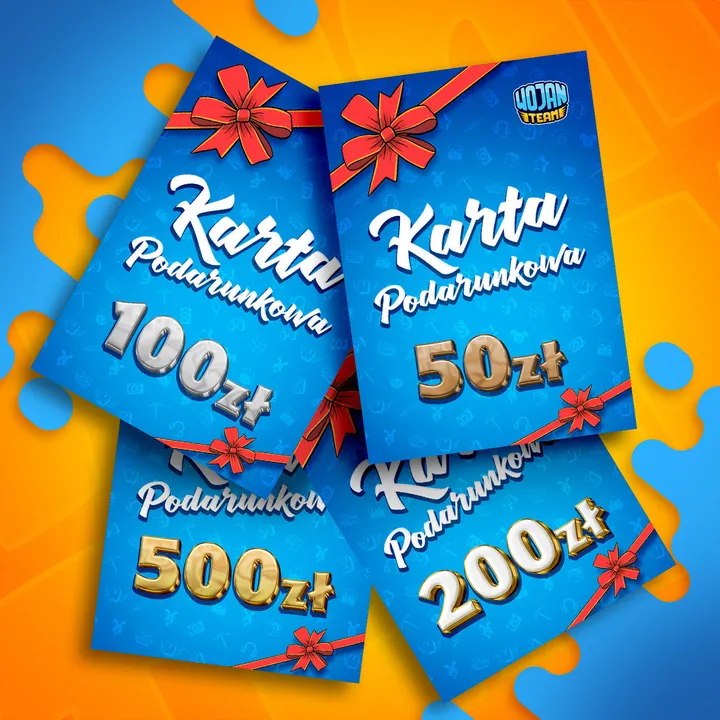 Karta podarunkowa od 50 do 500 zł - Wojan shop