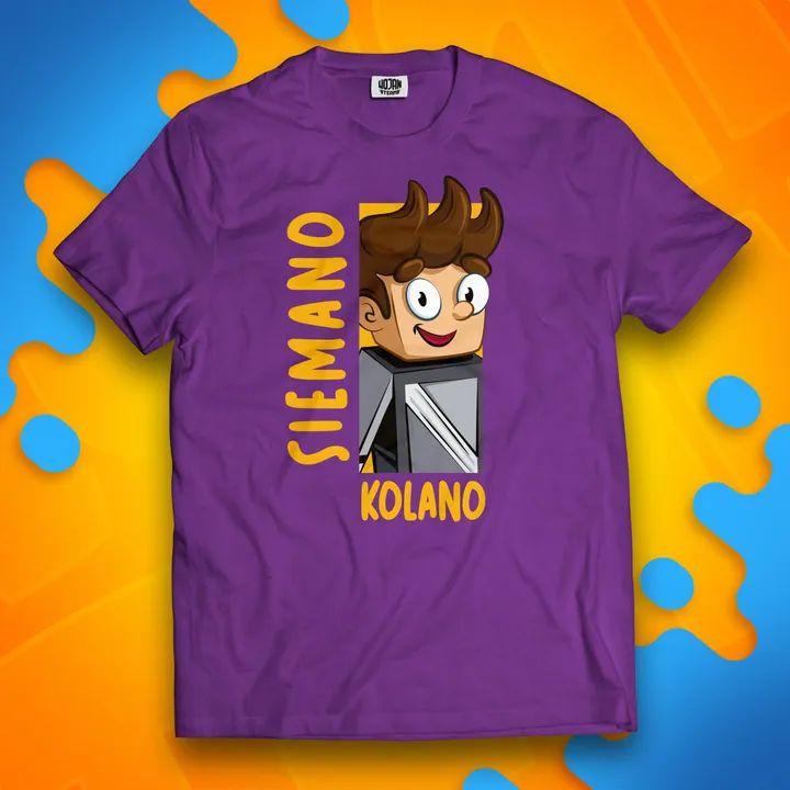 Koszulka siemano kolano - fioletowa