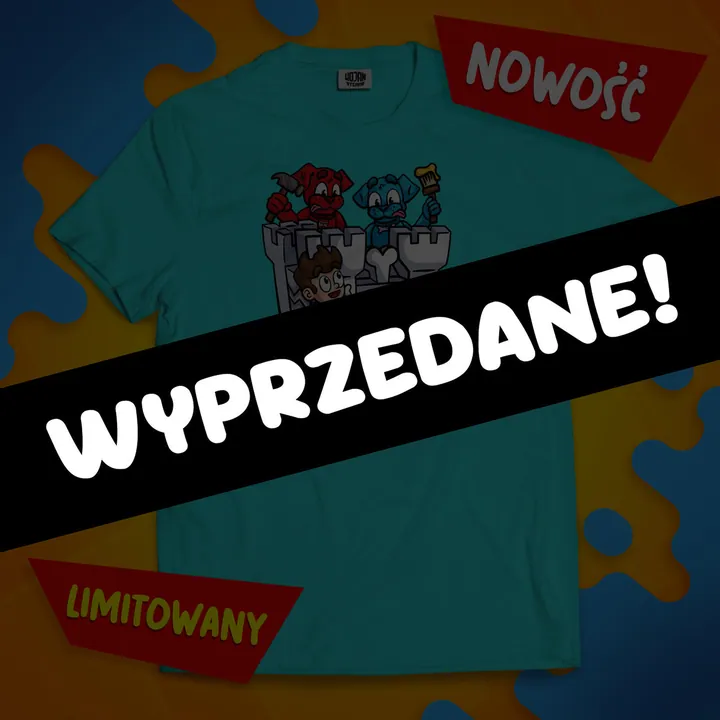 Koszulka „Zbudujmy bazę” - turkusowa