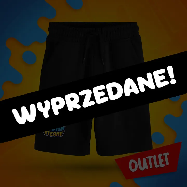 Krótkie spodenki - logo Wojan Team 2.0 - czarne