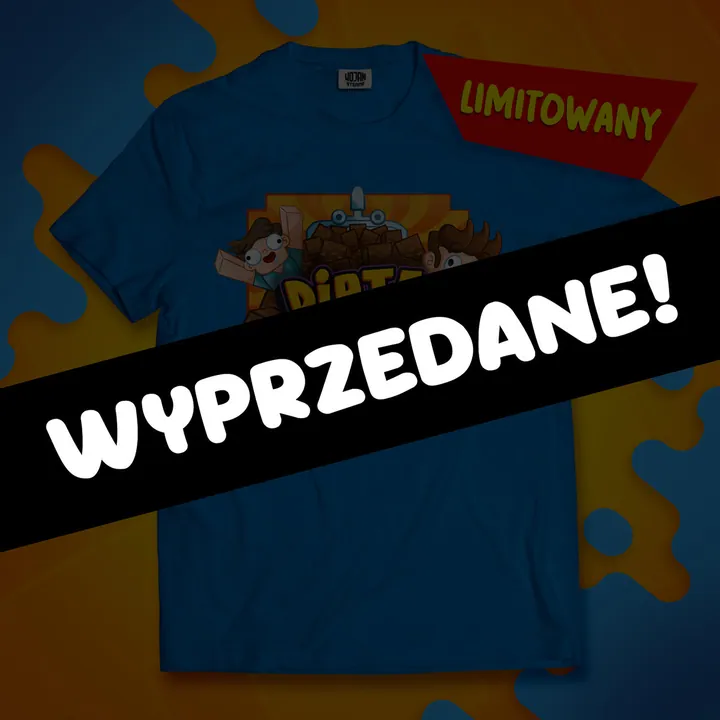Koszulka „Dirta wylałem do kranu” - niebieska