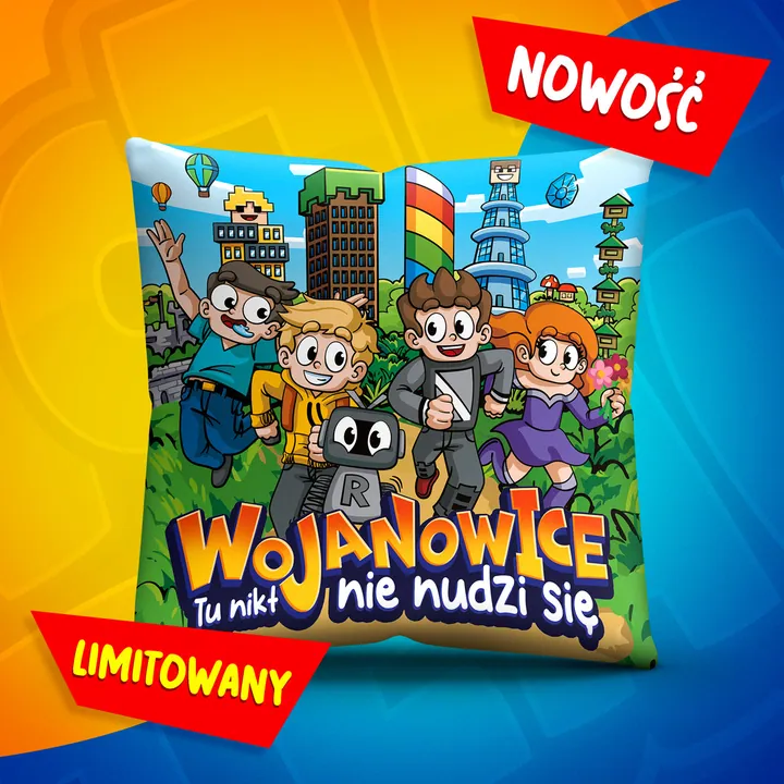 Limitowana poduszka dwustronna „Wojanowice”