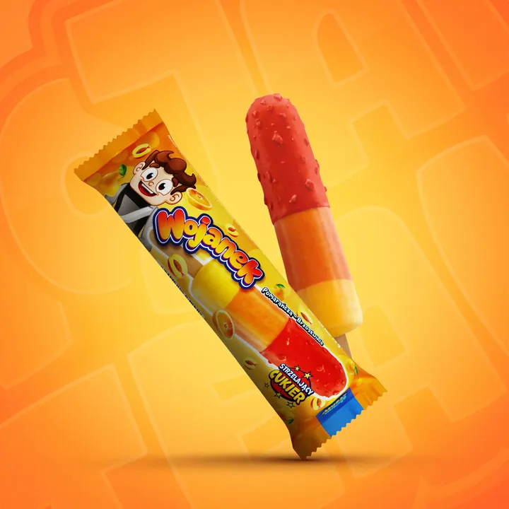 Lody Wojanek pomarańcza-brzoskwinia
