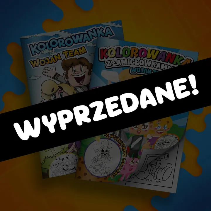 Zestaw kolorowanek Wojan Team