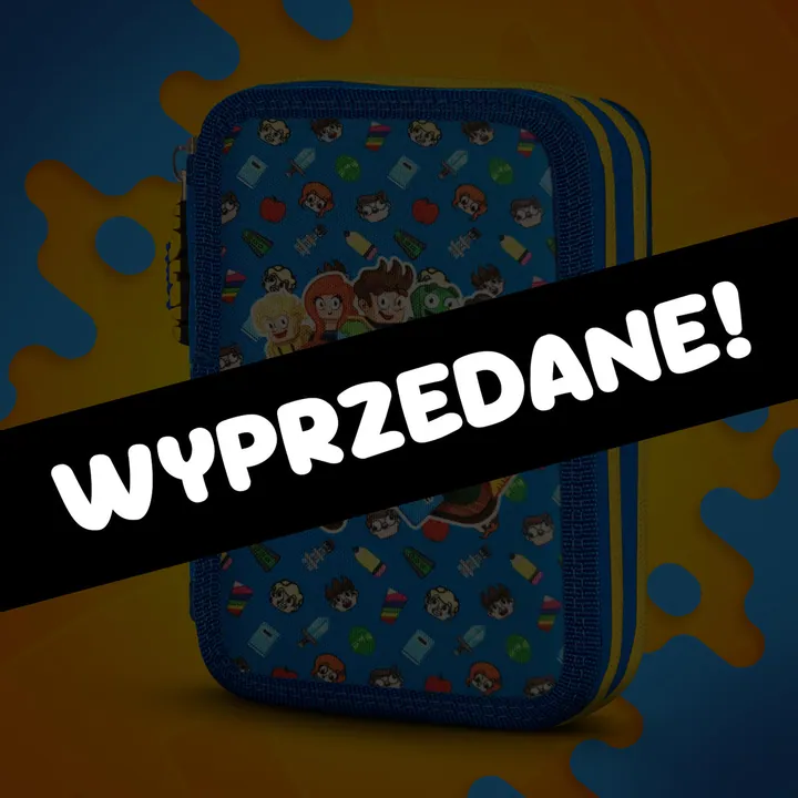 Piórnik dwukomorowy Wojan Team + wyposażenie 2025