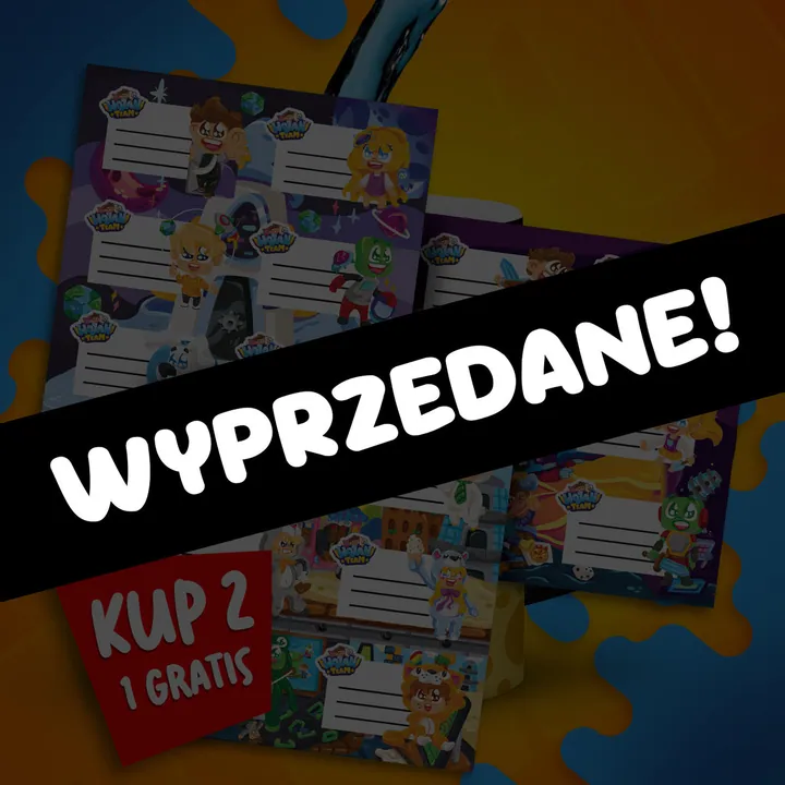 Zestaw naklejek szkolnych 2024 - 18 sztuk!