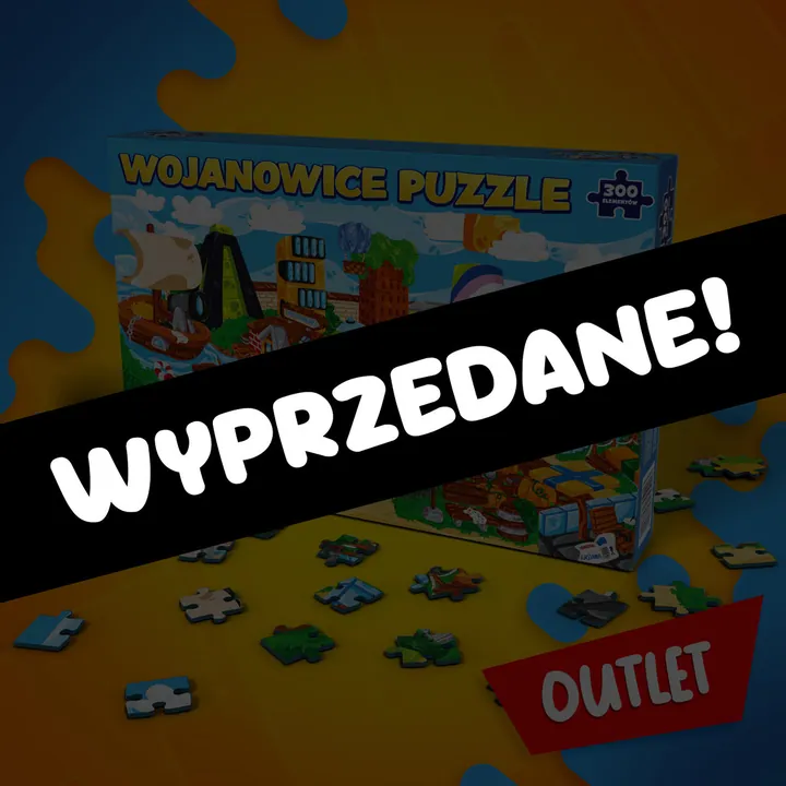 Puzzle miasto Wojanowice - 300 elementów