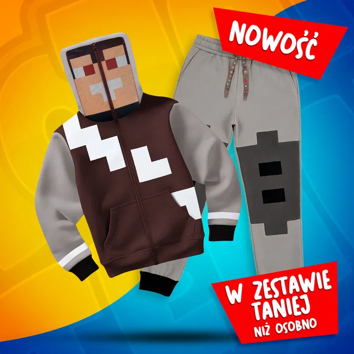Zestaw bluza skin Wojana full zip + spodnie skin Wojana