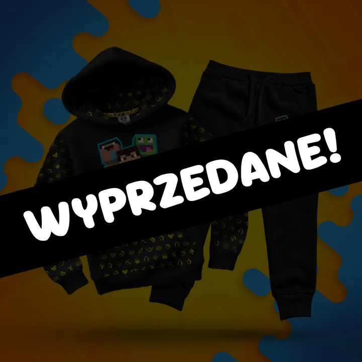 Zestaw bluza + spodnie full wzór skiny Wojan Team - czarny