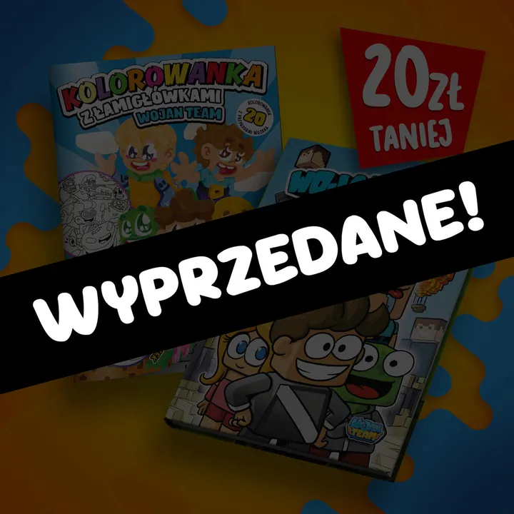 Zestaw komiks + kolorowanka z łamigłówkami