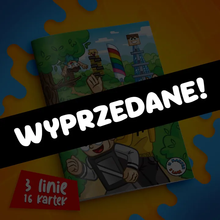 Zeszyt w 3 linie A5 - 16 kartek - leśne Wojanowice - 2025