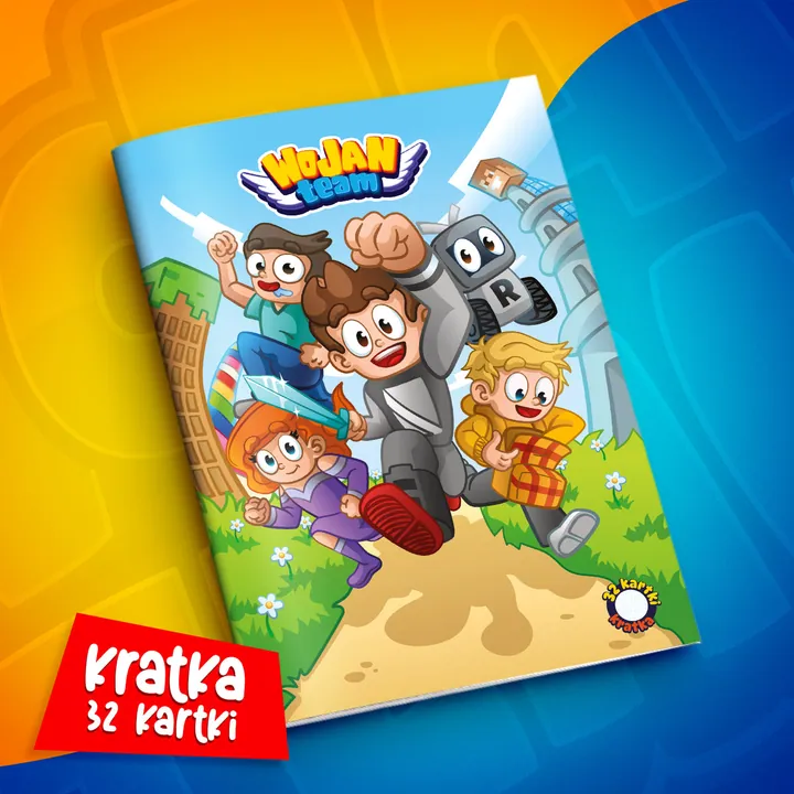 Zeszyt szkolny w kratkę A5 - 32 kartek - przygoda Wojanowice - 2026